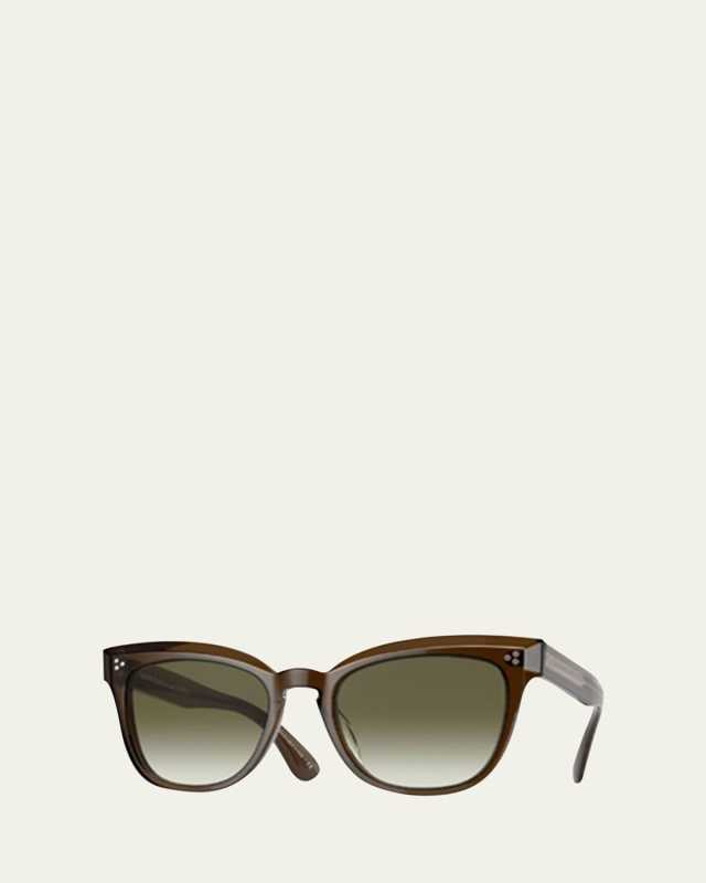 Marianela Rounded Acetate Butterfly Sunglasses
